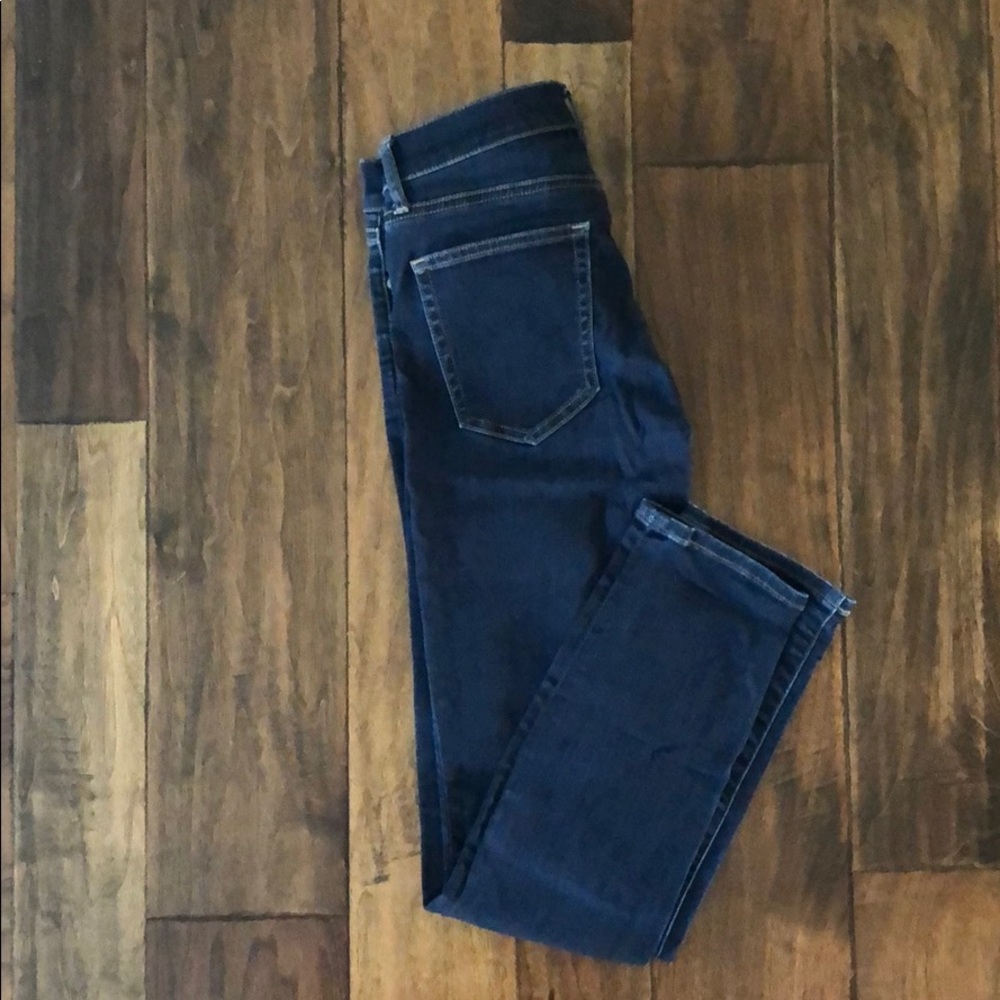 Gap Dark wash slim cut jeans
